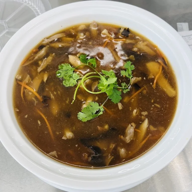 Authentic Chinese noodles at John Chinese Restaurant