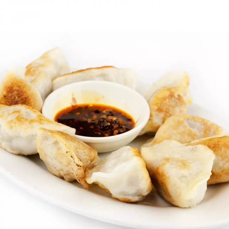 Fresh Grilled Pork Dumplings at John Chinese Restaurant Calgary